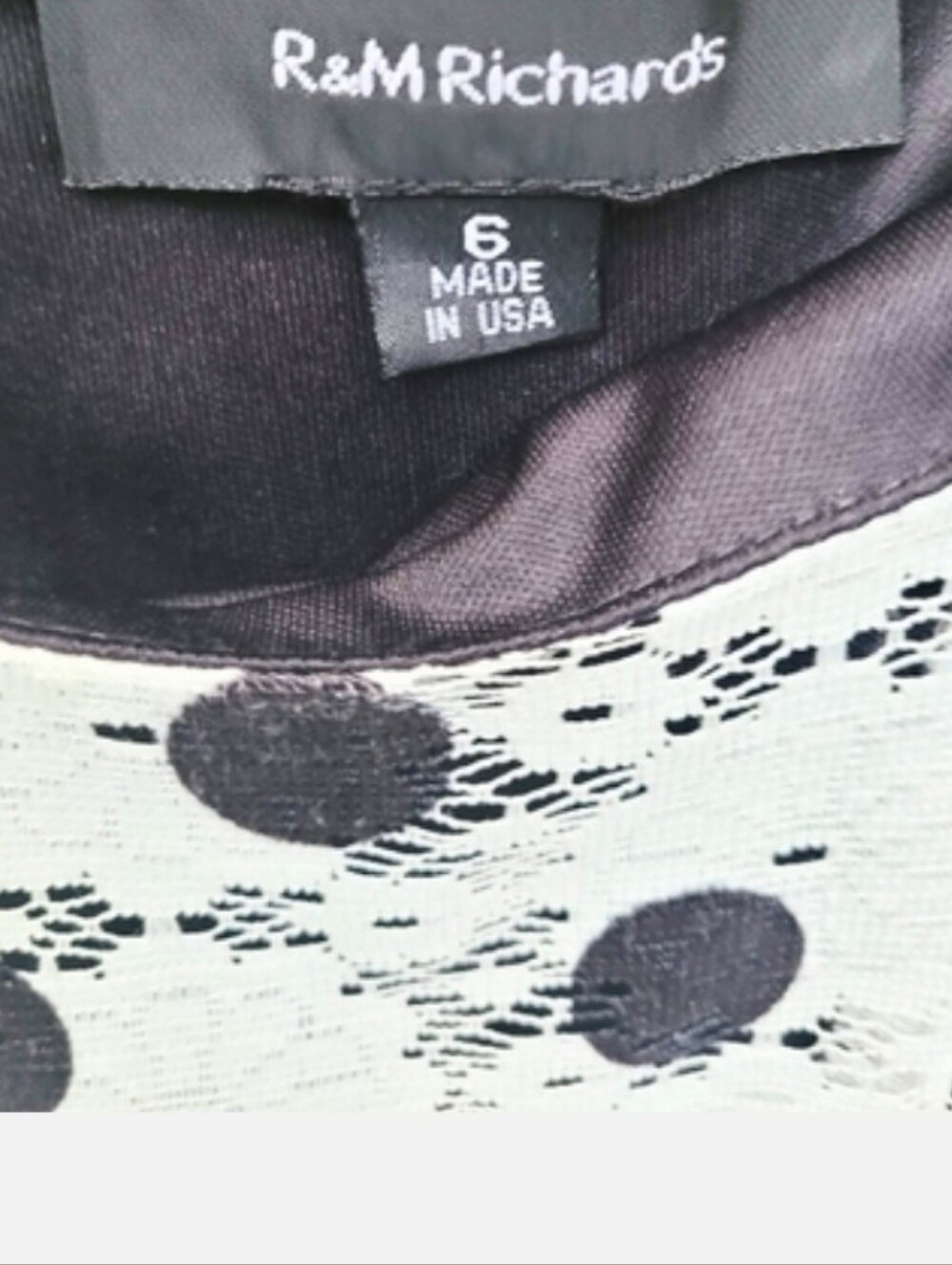 NWOT!Polka-Dot Lace Sleeveless Women's Formal Summer Midi Cocktail Party Dress 6 - Picture 13 of 16